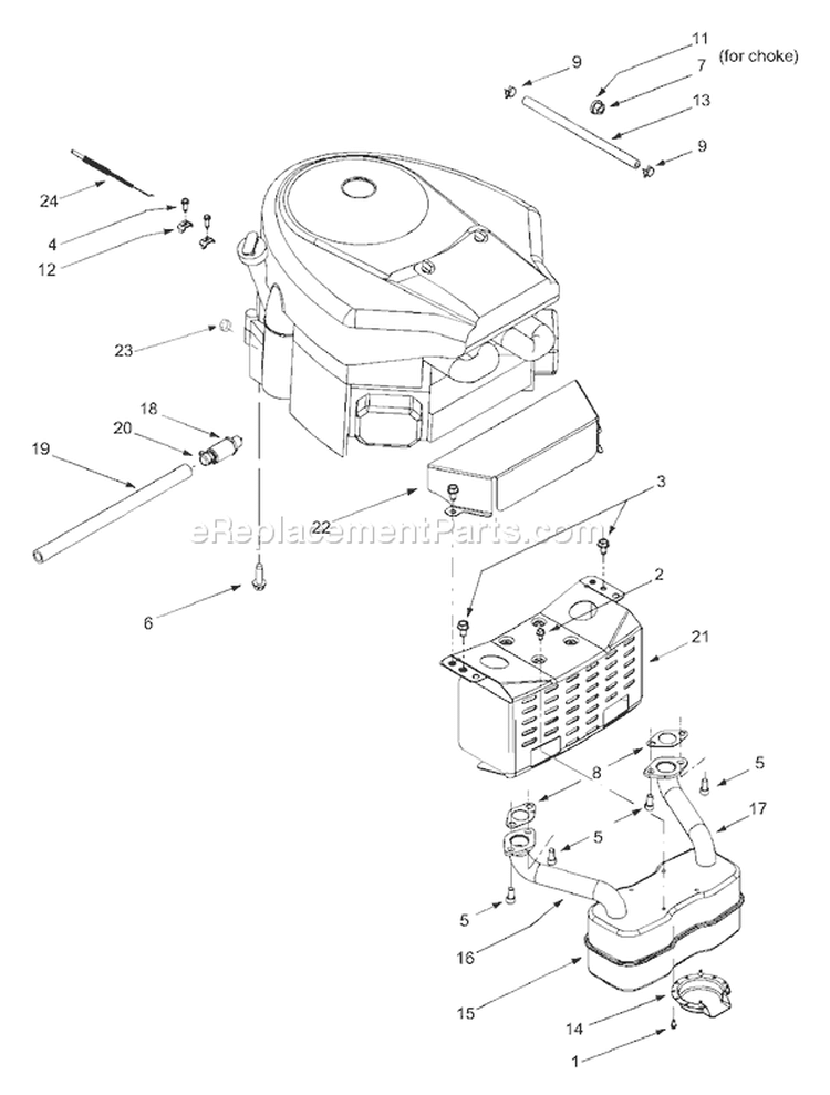 Page E Diagram and Parts List for 13AT604G701 2004 Yard Man Lawn Tractor